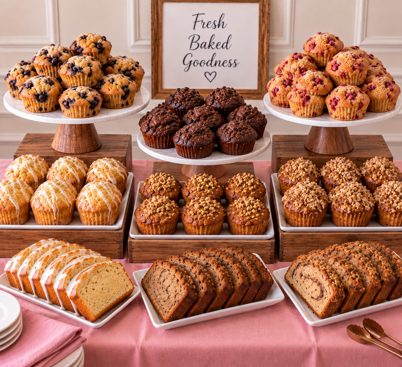Homemade bread and muffins from Hudson Sweet Sensations